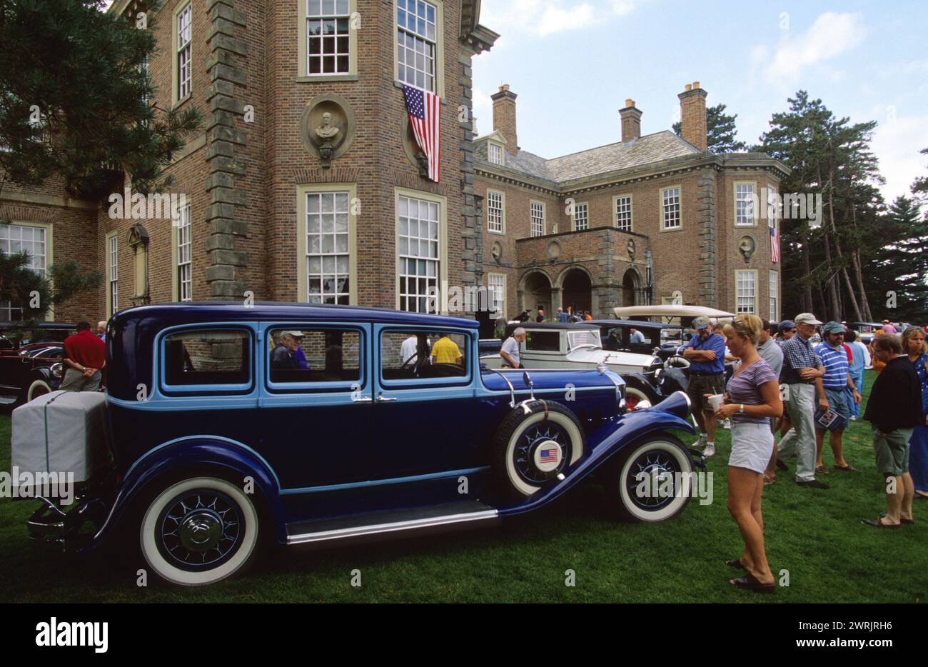 états-unis nouvelle angleterre massachusetts ipswitc voiture de démonstration voiture classique Banque D'Images