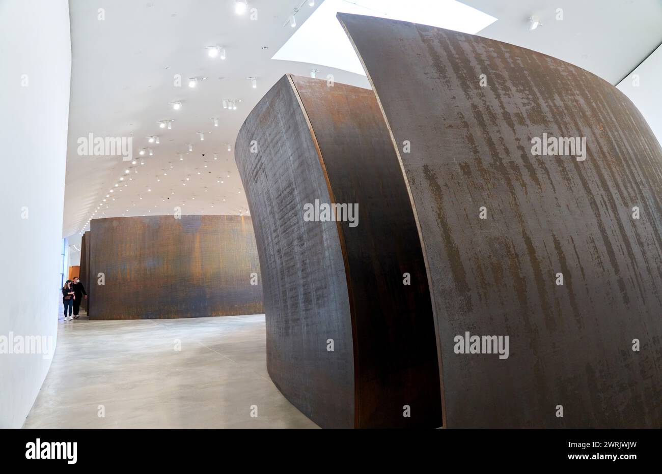 « La question du temps », 1994-2005, Richard Serra (1938), Musée Guggenheim Bilbao, Bilbao, pays Basque, Espagne, Europe. Banque D'Images
