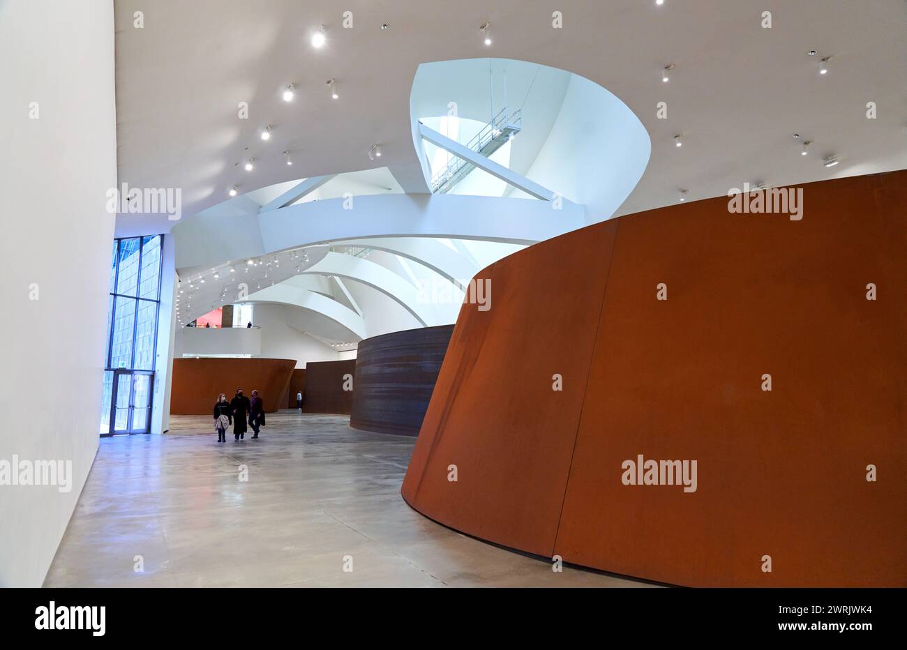 « La question du temps », 1994-2005, Richard Serra (1938), Musée Guggenheim Bilbao, Bilbao, pays Basque, Espagne, Europe. Banque D'Images