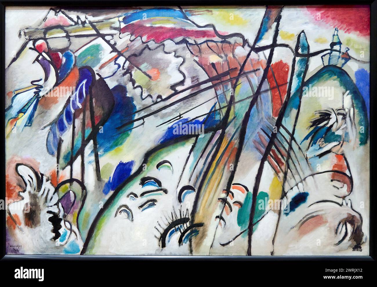 “Improvisation 28 (deuxième version) (improvisation 28 [zweite Fasßung])”, 1912, Vasily Kandinsky (né en 1866 à Moscou ; mort en 1944 à Neuilly-sur-Seine, France), Banque D'Images