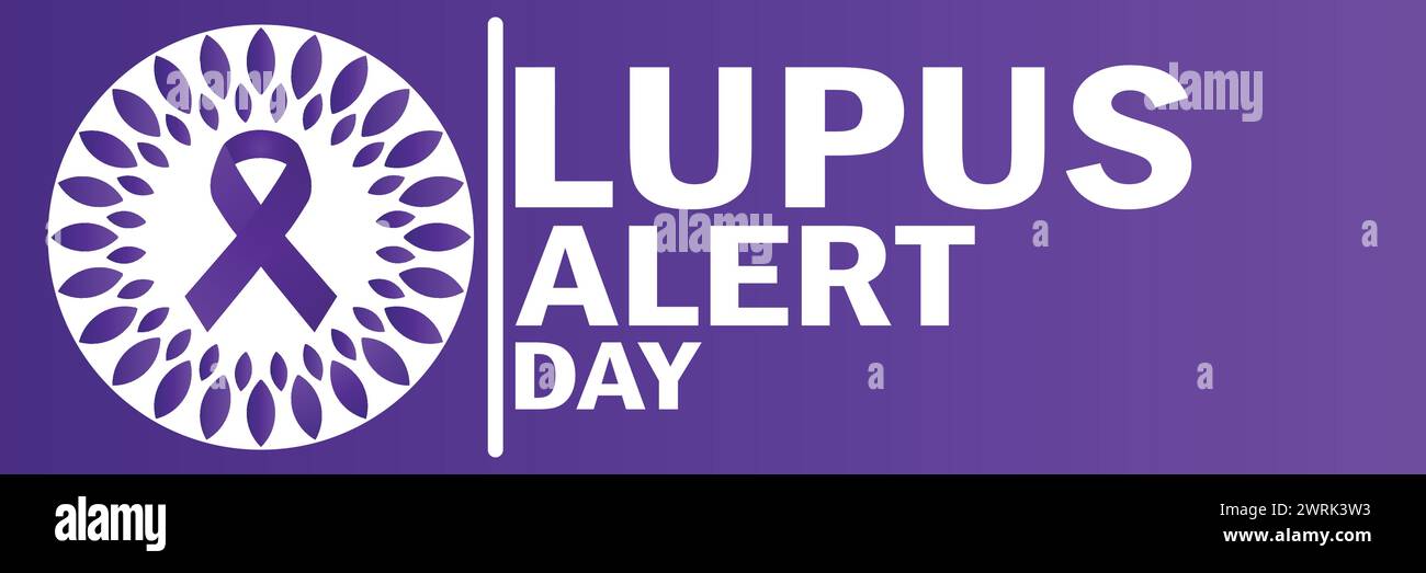 Jour d'alerte lupus. Convient pour carte de vœux, affiche et bannière. Illustration de Vecteur