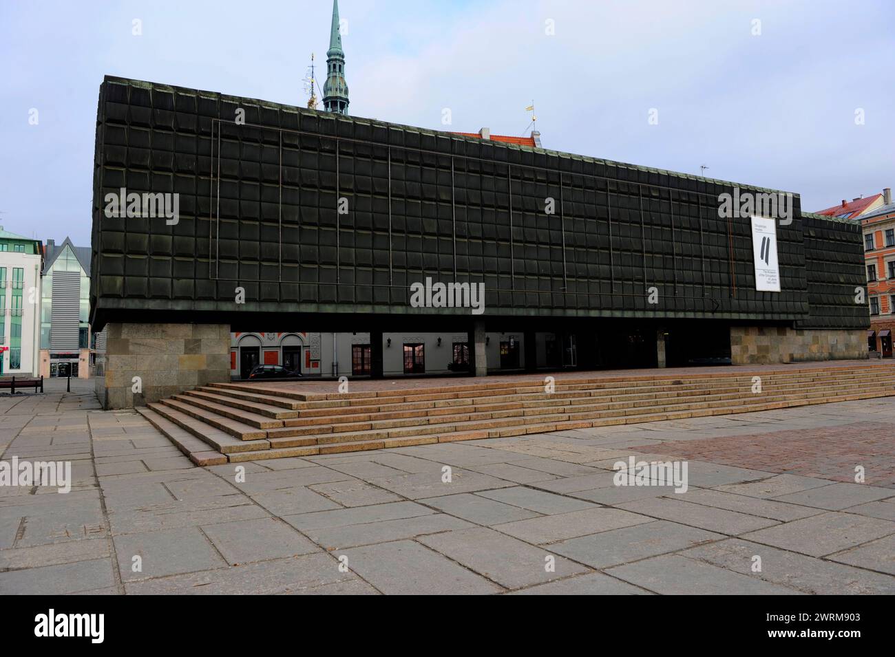 Musée de l'occupation de la Lettonie Riga histoire de la seconde Guerre mondiale Banque D'Images