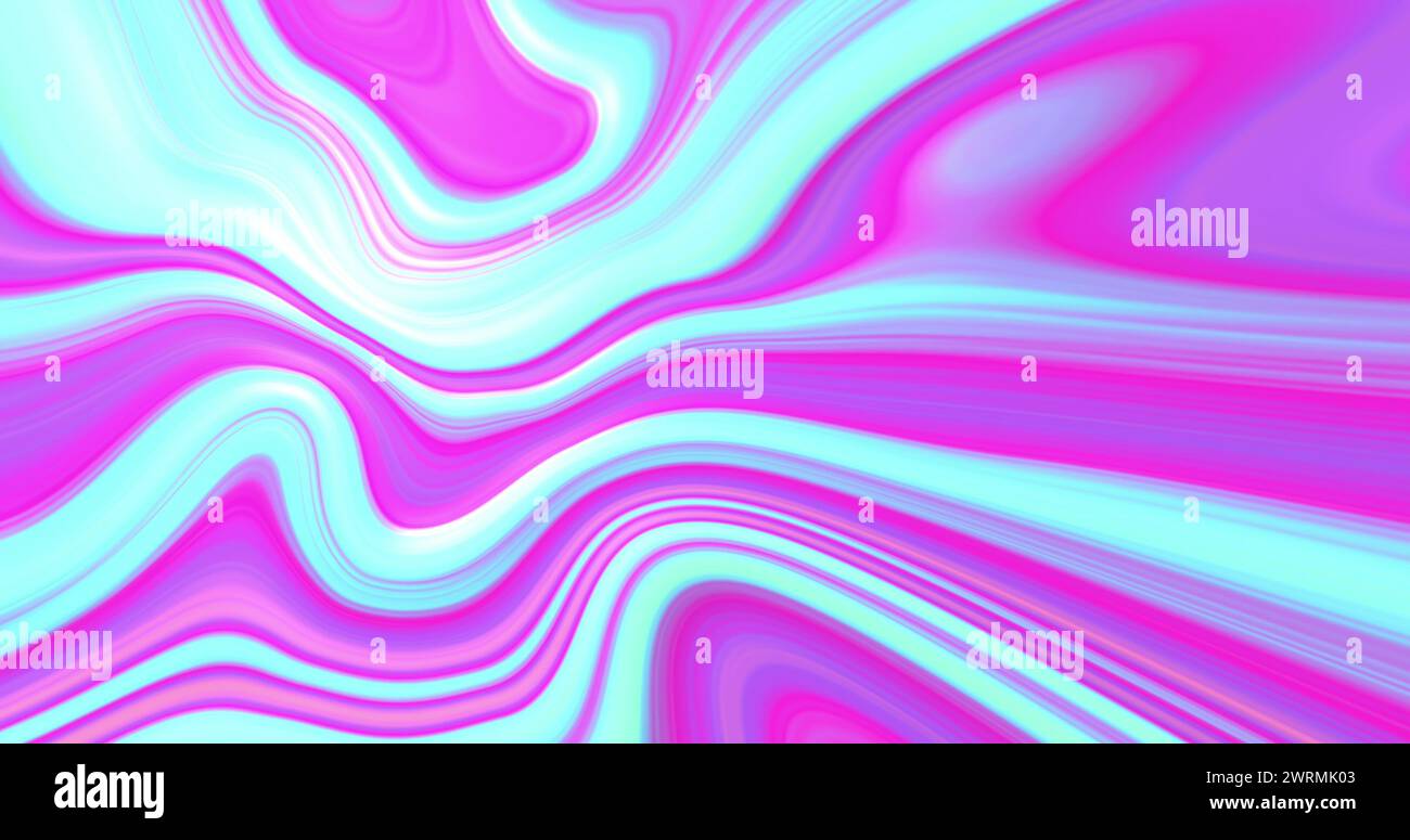 Image de formes et arrière-plan liquide coloré en mouvement Banque D'Images