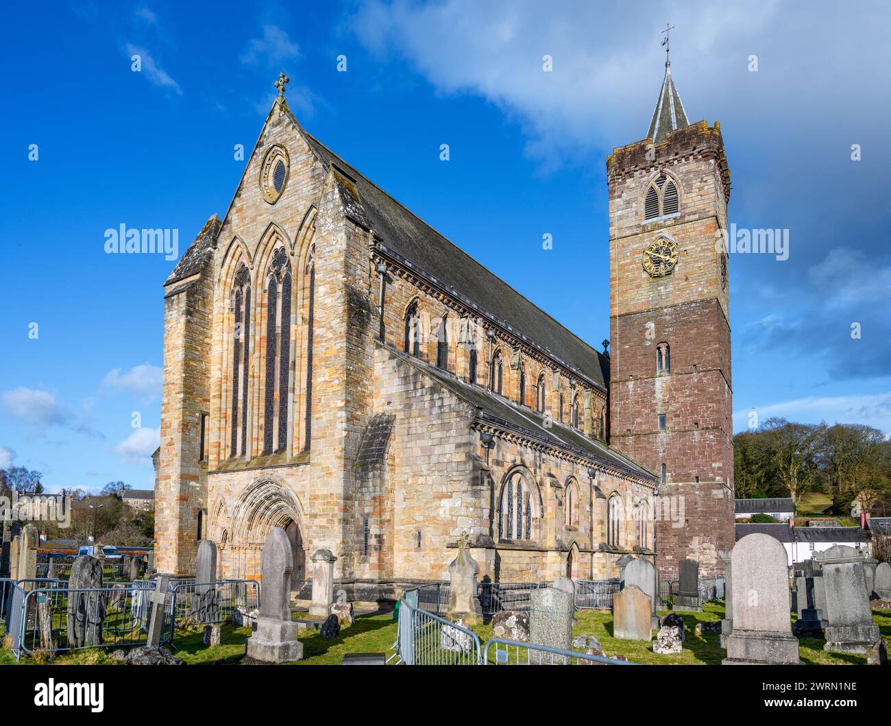 Cathédrale de Dunblane, Dunblane, Écosse, Royaume-Uni Banque D'Images