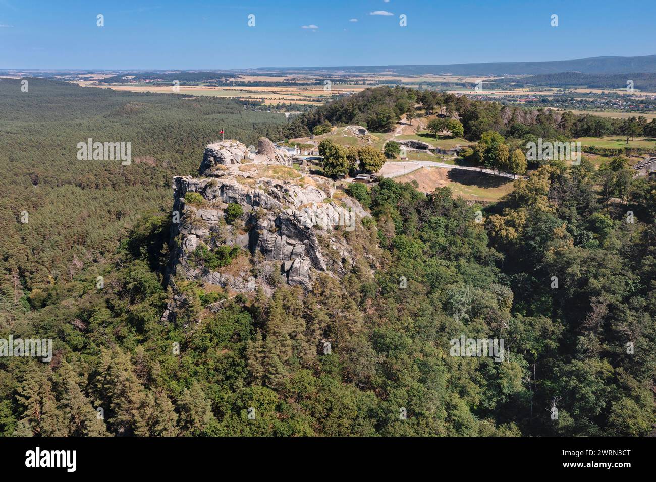 Ruine du château de Regenstein près de Blankenburg, Harz, Saxe-Anhalt, Allemagne, Europe Copyright : MarkusxLange 1160-5345 Banque D'Images