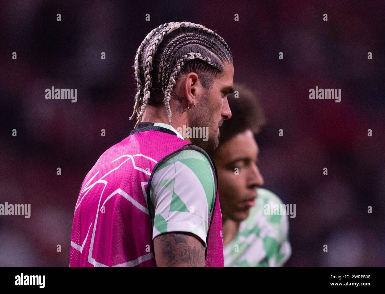 13 mars 2024 ; stade Metropolitano, Madrid, Espagne, Ligue des Champions, manche 16 Football, Atletico Madrid contre Inter Milan ; Rodrigo de Paul Banque D'Images 13 mars 2024 ; stade Metropolitano, Madrid, Espagne, Ligue des Champions, manche 16 Football, Atletico Madrid contre Inter Milan ; Rodrigo de Paul Banque D'Images