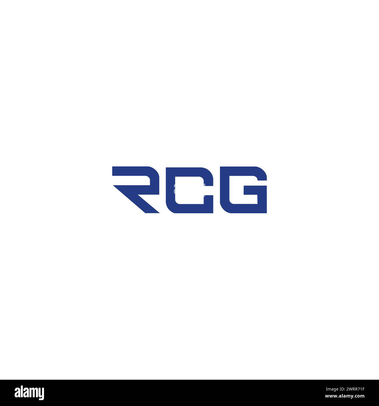 Logo RCG. Logo lettre RC Illustration de Vecteur