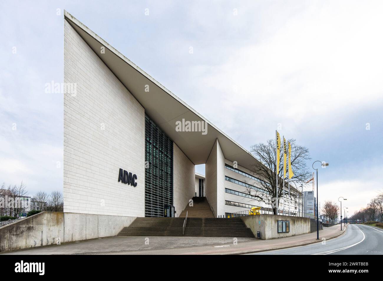 ADAC (General German automobile Club) Siège social Westphalie rue Freie-Vogel, Dortmund, Rhénanie du Nord-Westphalie, Allemagne. ADAC Hauptverw Banque D'Images