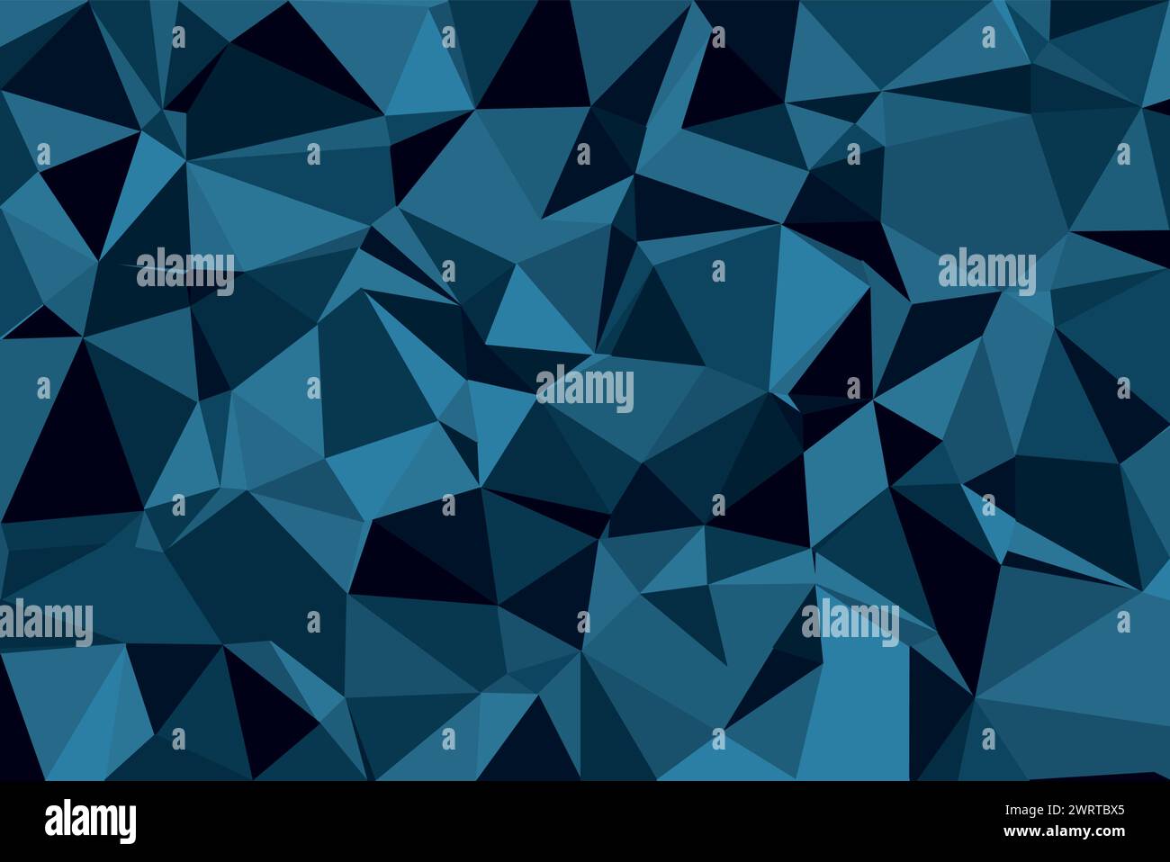 triangles bas poly bleu abstrait fond peint illustration vectorielle Illustration de Vecteur