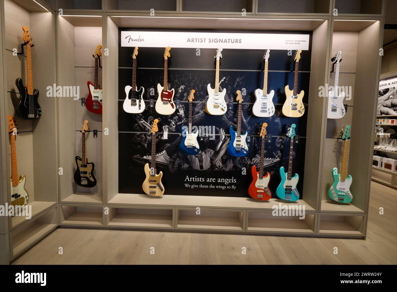 FENDER FLAGSHIP TOKYO Banque D'Images