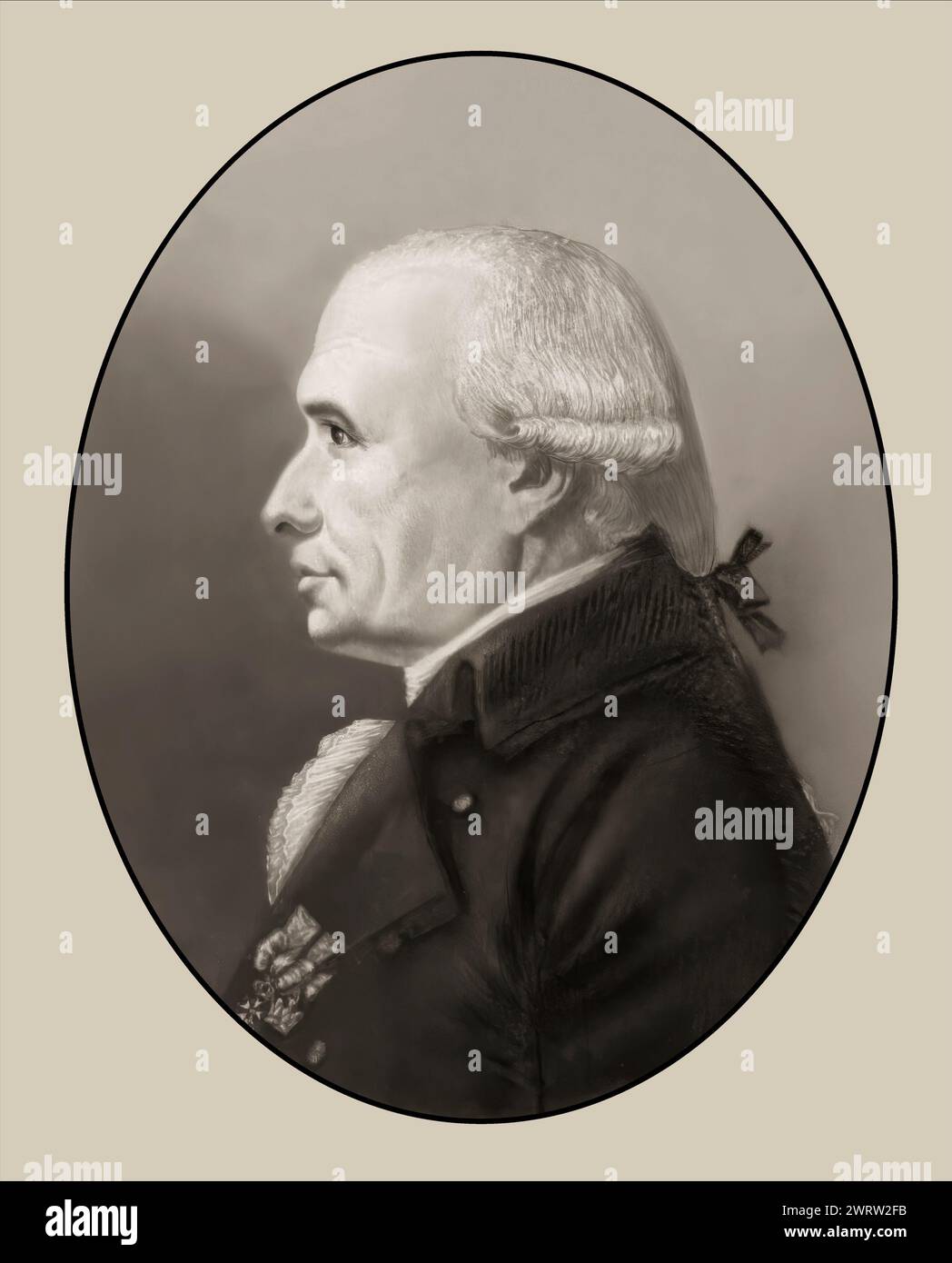 Gaspard Monge, comte de Péluse, 1746 – 1818, mathématicien français Banque D'Images