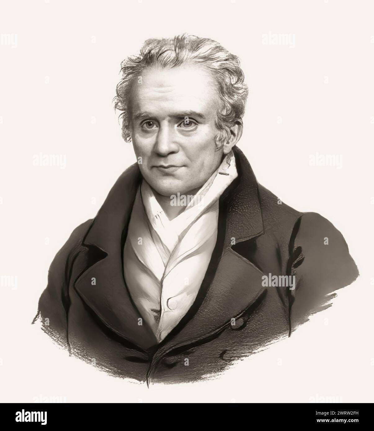 Gaspard Monge, comte de Péluse, 1746 – 1818, mathématicien français Banque D'Images