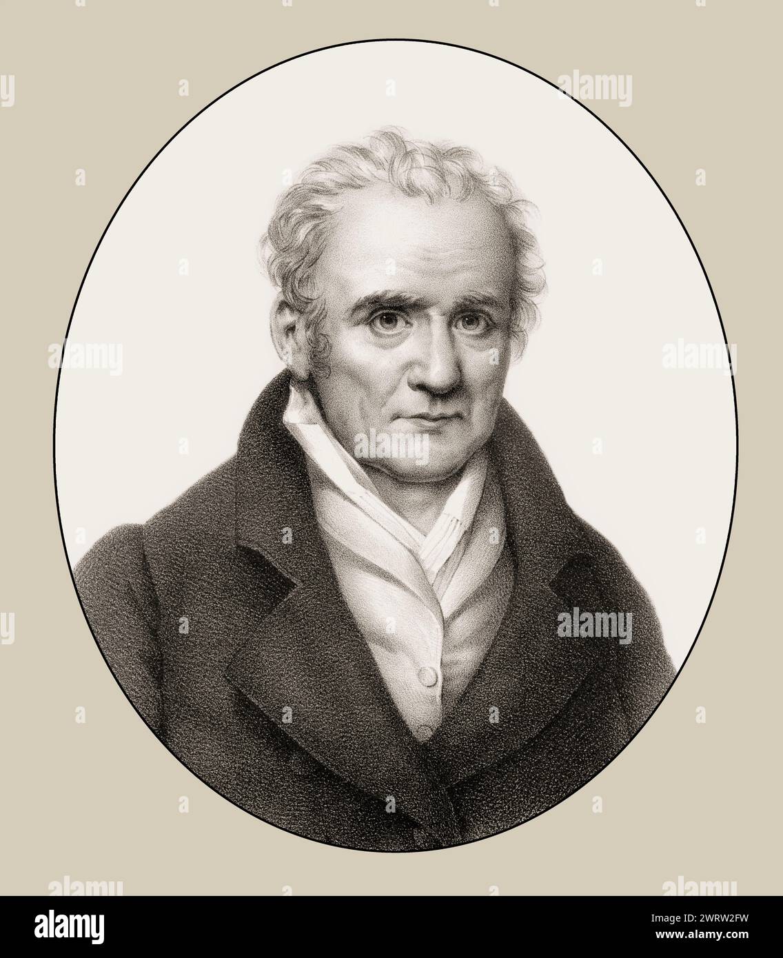 Gaspard Monge, comte de Péluse, 1746 – 1818, mathématicien français Banque D'Images