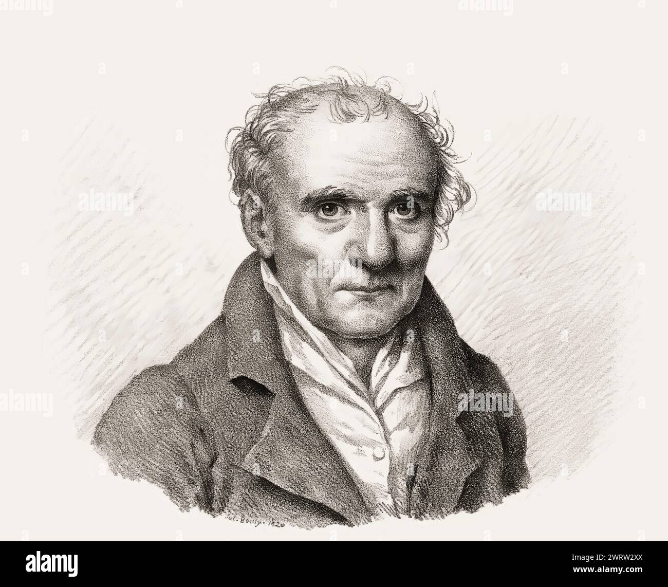 Gaspard Monge, comte de Péluse, 1746 – 1818, mathématicien français Banque D'Images