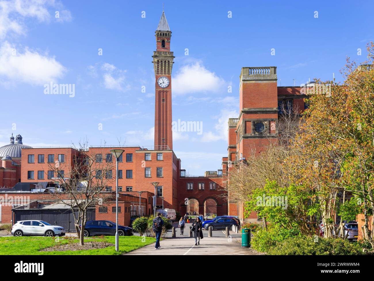 Université de Birmingham University Campus Edgbaston Joseph Chamberlain Memorial Clock Tower Old Joe Birmingham West Midlands Angleterre Royaume-Uni GB Europe Banque D'Images