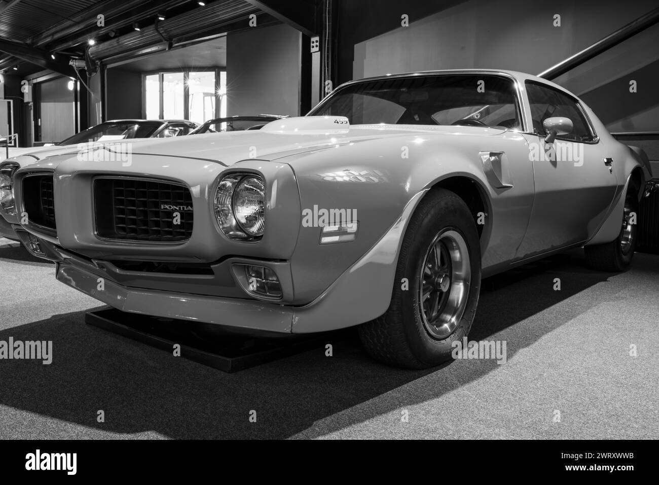 Sparkford.Somerset.United Kingdom.7 janvier 2024.Un Pontiac Firebird TRANS Am de 1973 est exposé au Haynes Motor Museum de Somerset Banque D'Images