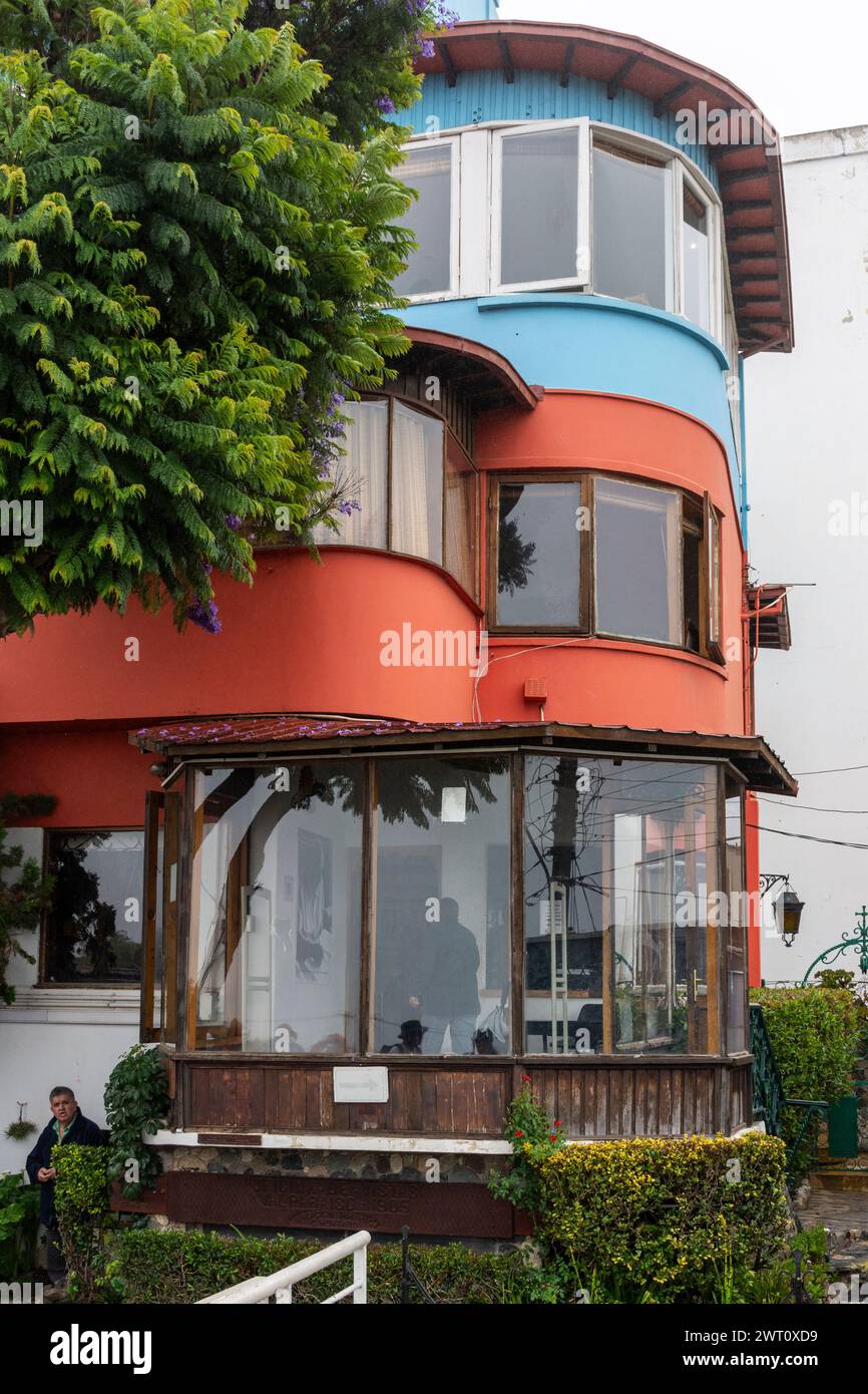 Belle vue sur la Sebastiana (Pablo Neruda's House Museum) Banque D'Images