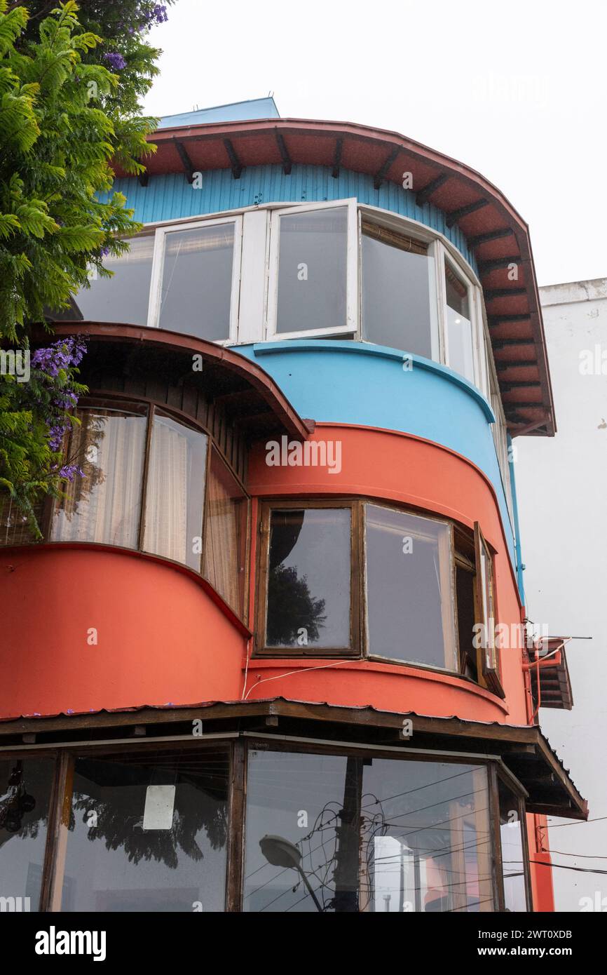 Belle vue sur la Sebastiana (Pablo Neruda's House Museum) Banque D'Images