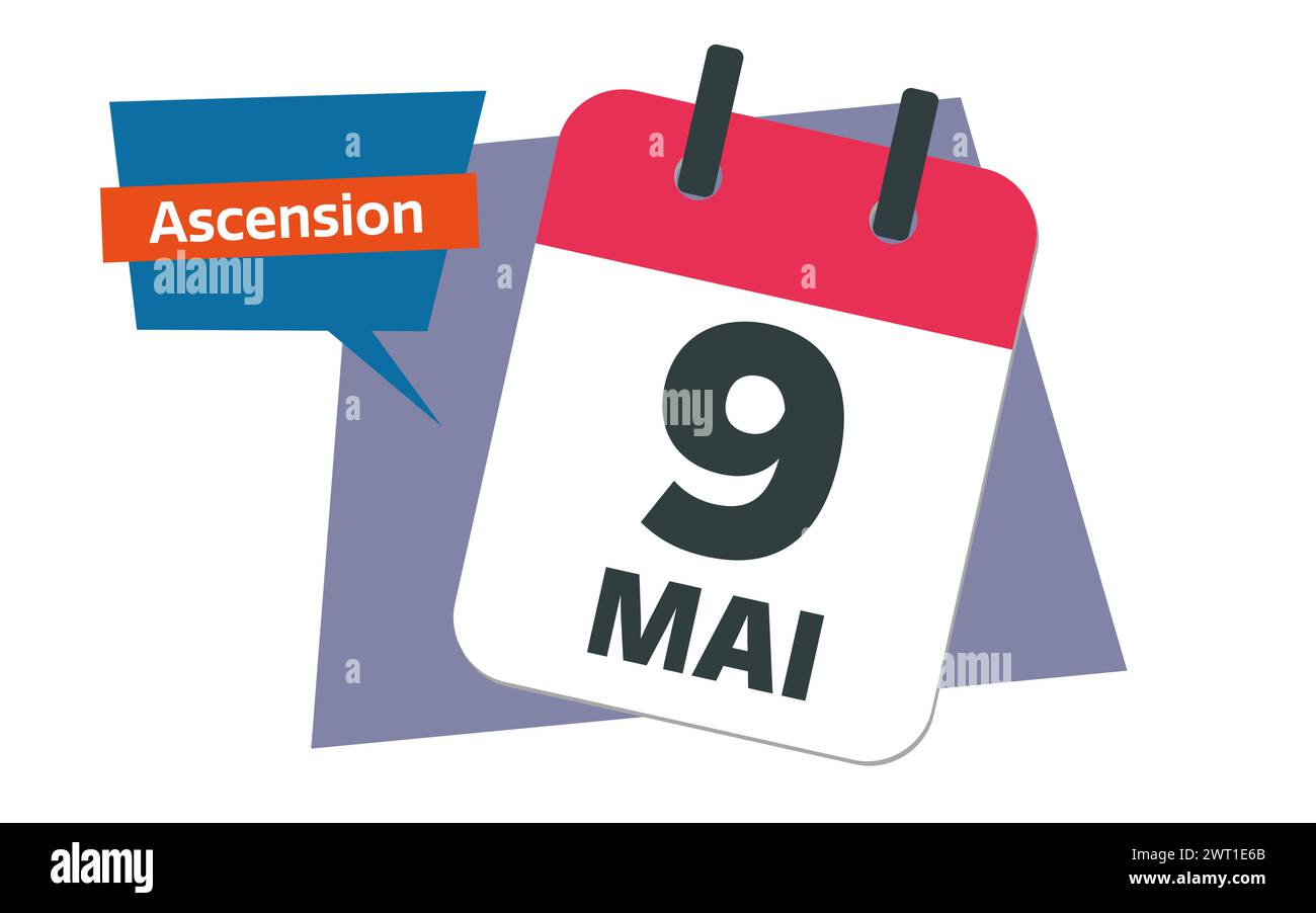 Calendrier français 2024 Banque de photographies et d’images à haute