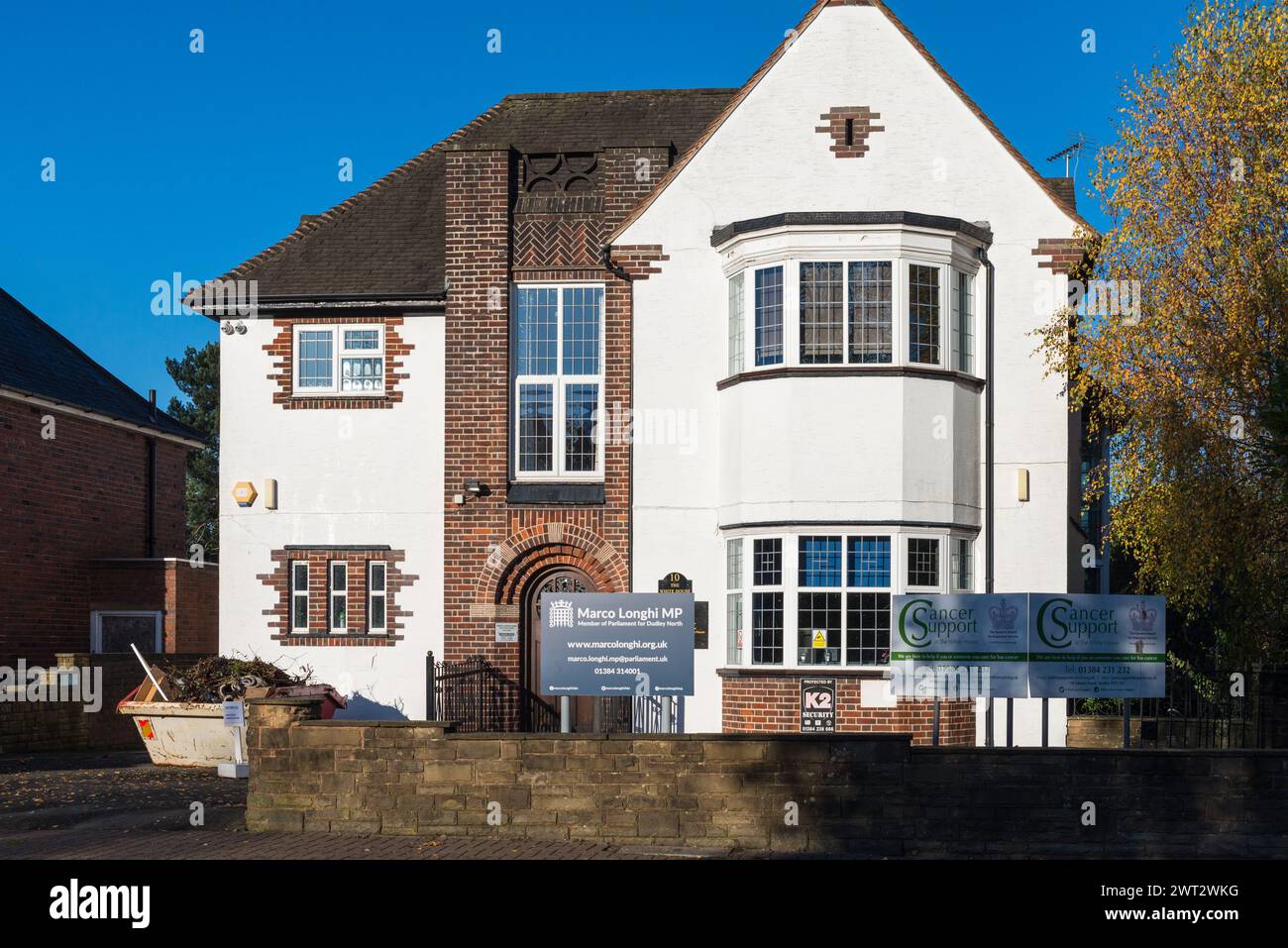 Le bureau de circonscription de Marco Longhi, député conservateur de Dudley North dans les West Midlands Banque D'Images