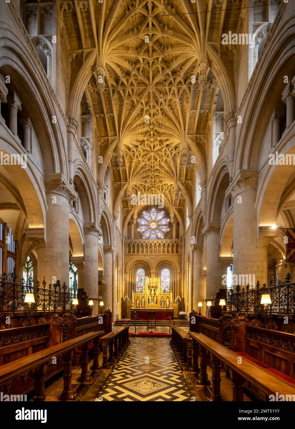 La cathédrale, Christ Church College, Oxford, Angleterre Banque D'Images