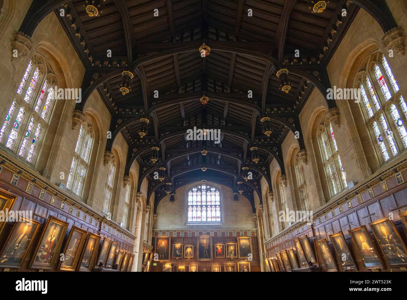 The Great Hall, Christ Church College, Oxford, Angleterre Banque D'Images