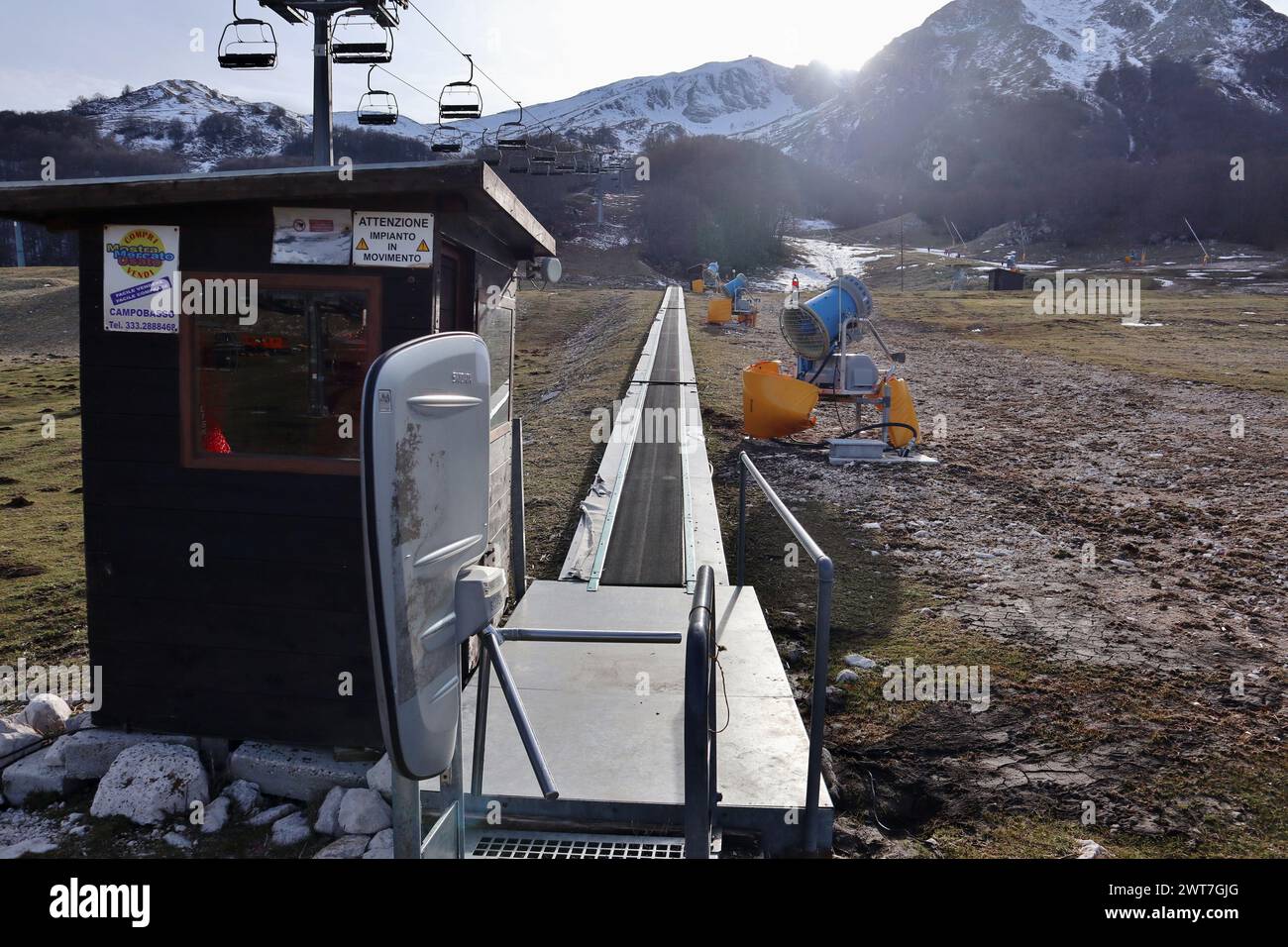 Campitello Matese - Nastro trasportatore Banque D'Images