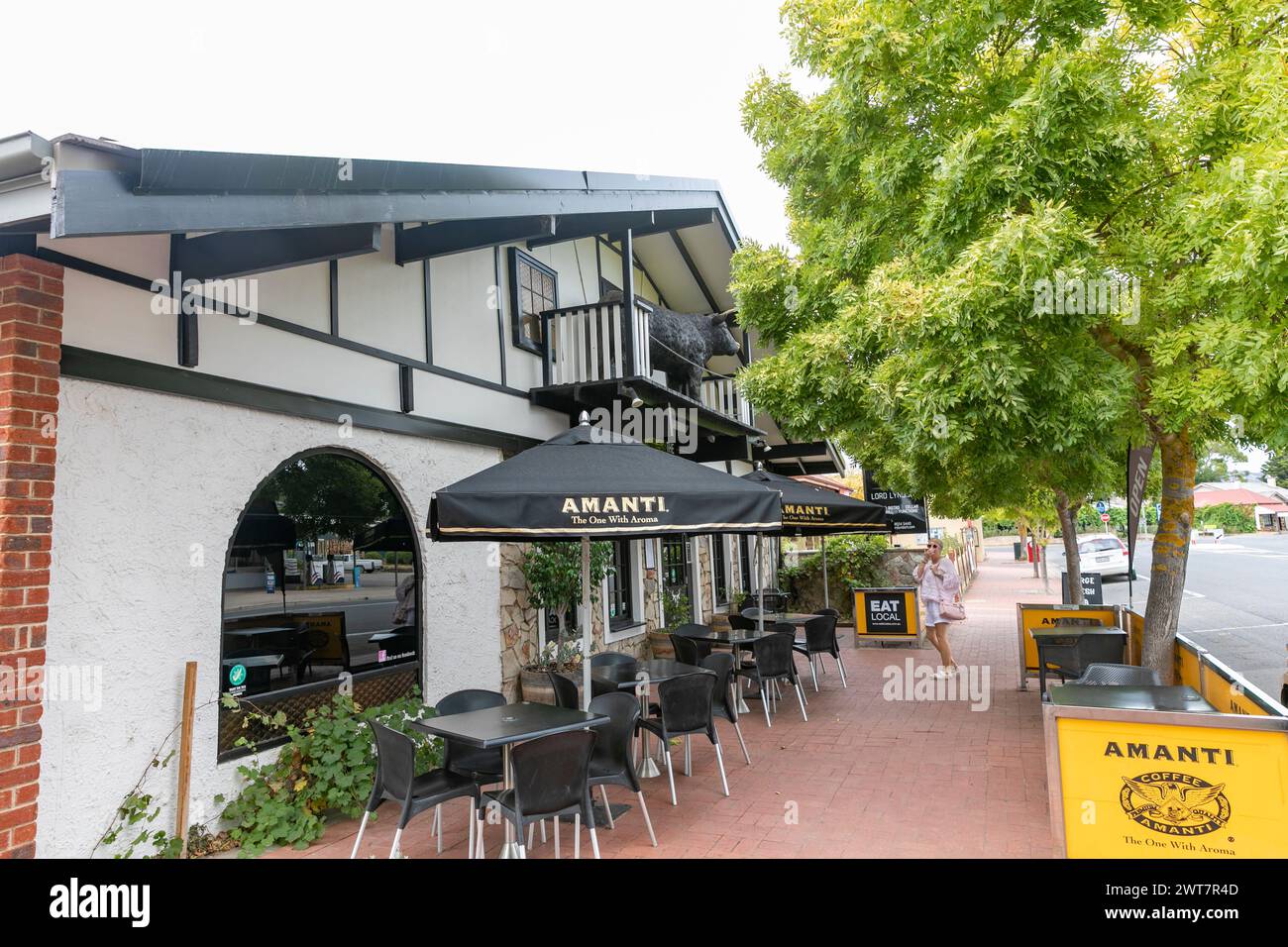 Le restaurant et bar Lord Lyndoch dans la ville de Lyndoch, dans la vallée de la Barossa, en Australie du Sud, 2024 Banque D'Images