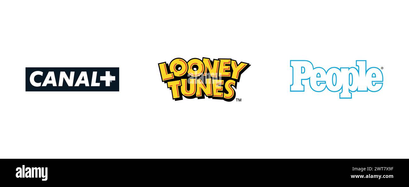 Looney Tunes, Looney Tunes , logo PNG Vector. Collection de logos vectoriels éditoriaux. Illustration de Vecteur