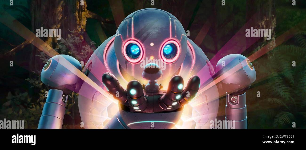 Le robot sauvage Roz Banque D'Images