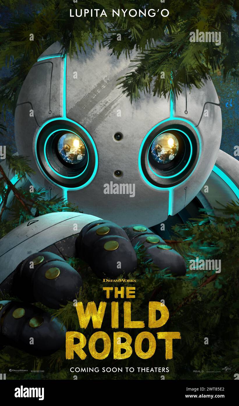 L'affiche Wild robot Banque D'Images