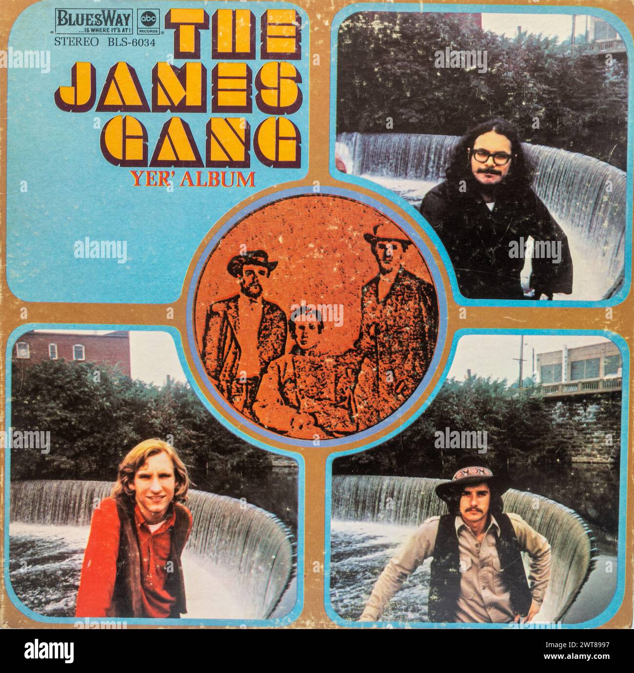 The James Gang, Yer' album, album vinyle LP reprise par le groupe de rock américain Banque D'Images