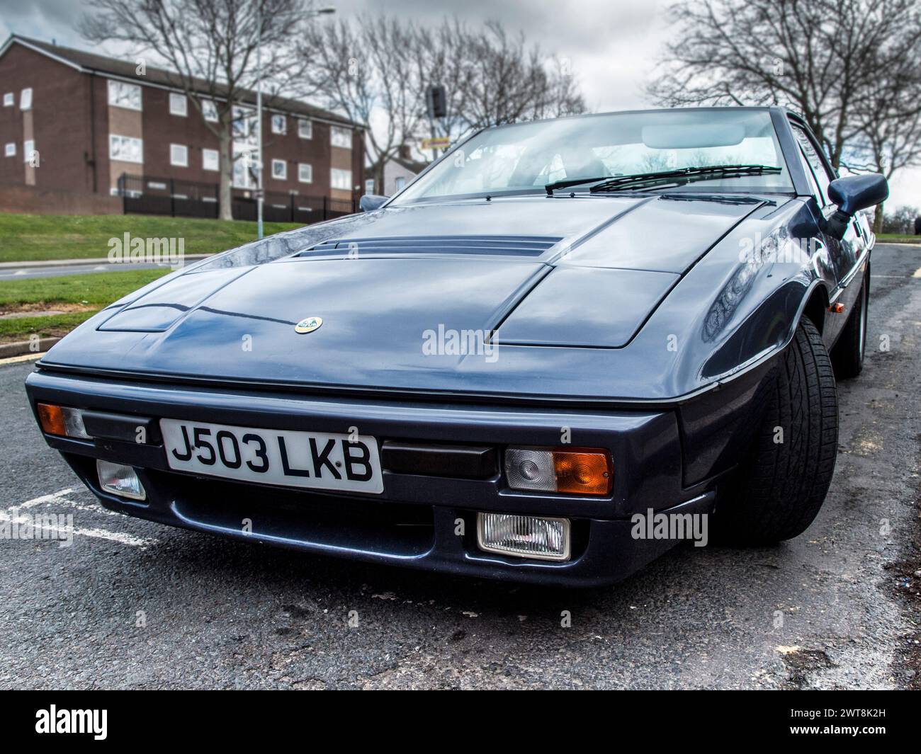 Un lotus esprit S4, garé sur Wharncliffe St, Rotherham, tourné le 28 mars 2015 par Chris Watson Banque D'Images