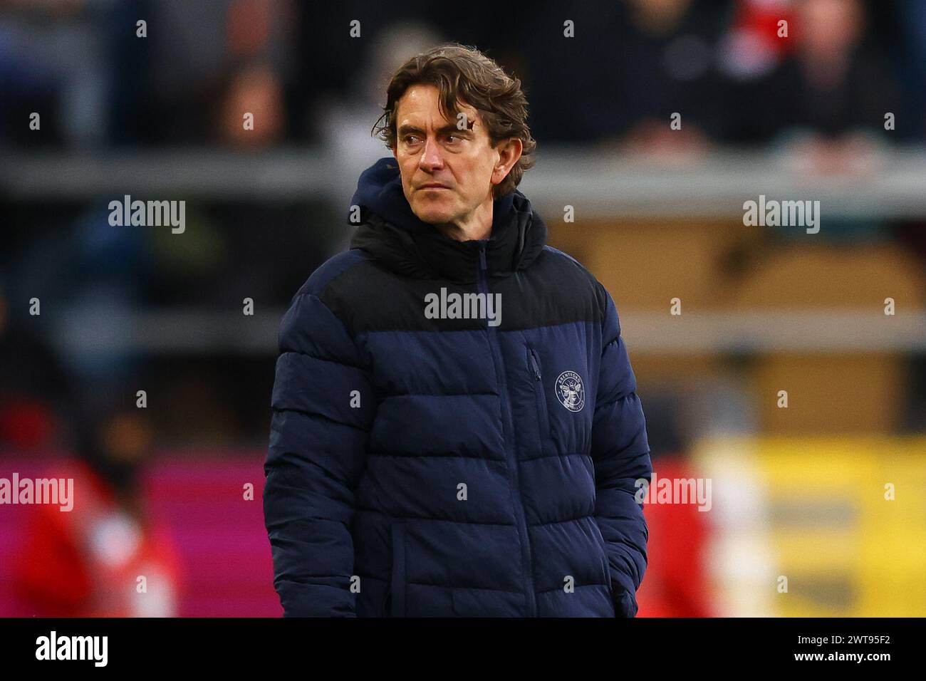 Burnley, Royaume-Uni. 16 mars 2024. Thomas Frank, entraîneur de Brentford, est démissionné à plein temps lors du match de premier League à Turf Moor, Burnley. Le crédit photo devrait se lire : Gary Oakley/Sportimage crédit : Sportimage Ltd/Alamy Live News Banque D'Images
