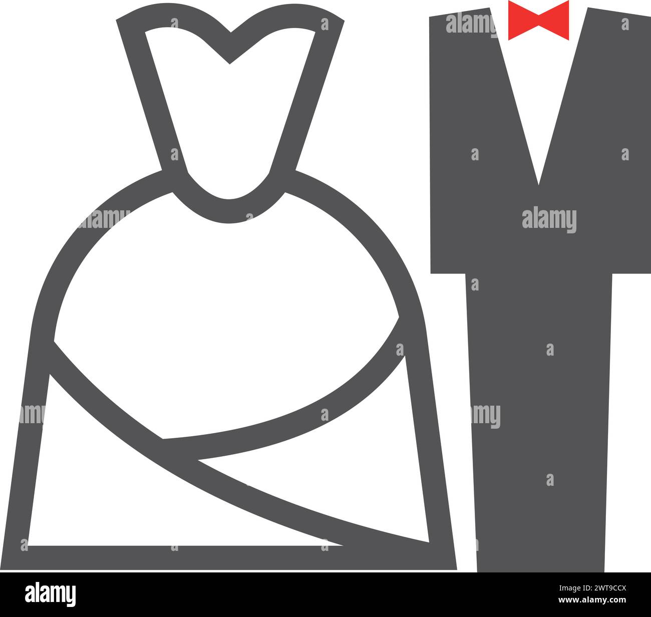 Icône mariée et mariée. Symbole noir de couple de mariage Illustration de Vecteur Icône mariée et mariée. Symbole noir de couple de mariage Illustration de Vecteur