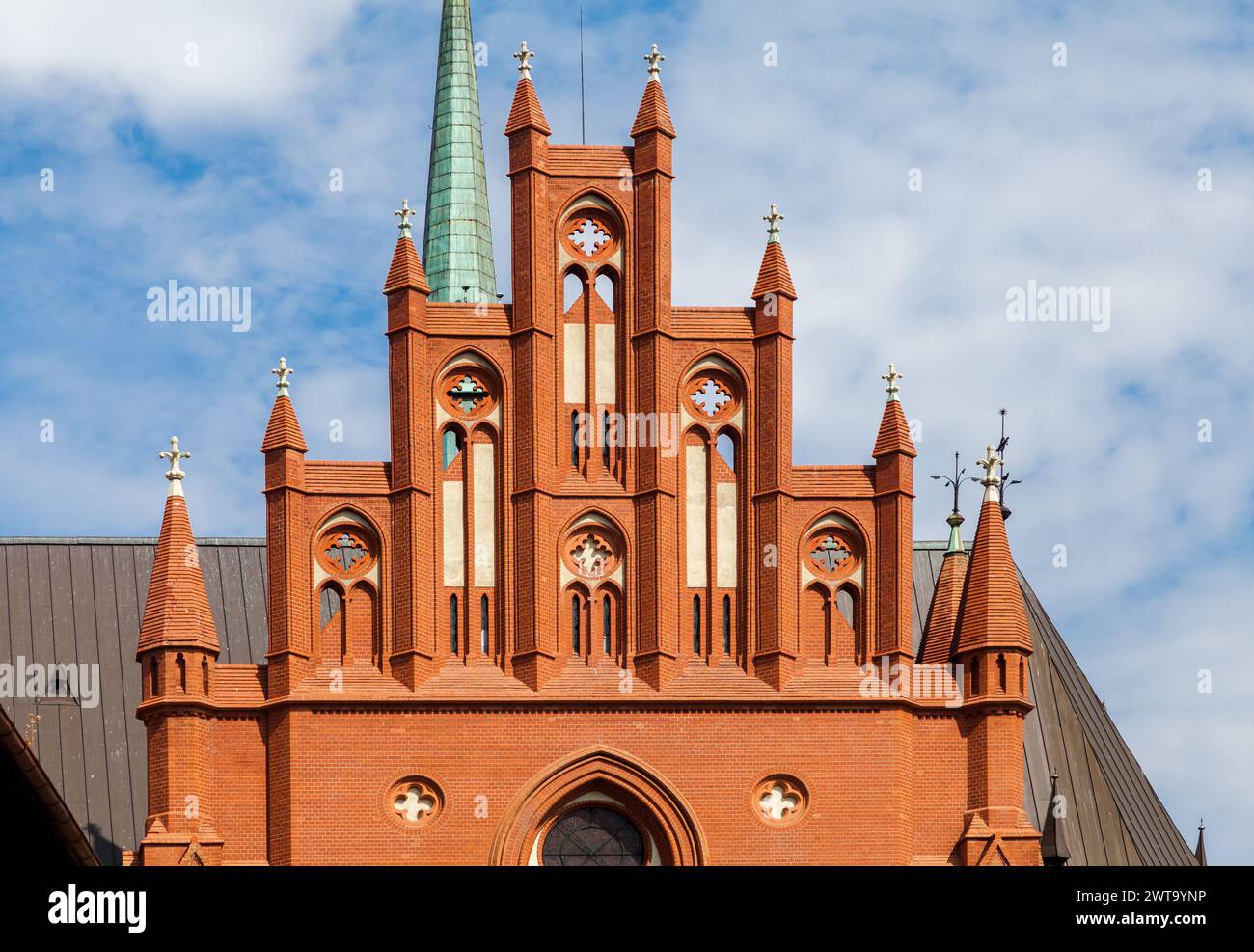 Église Sainte Catherine d'Alexandrie à Torun, Pologne Banque D'Images