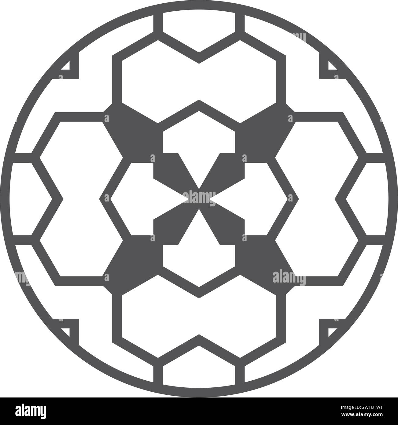 Modèle rond dans le style asiatique antique. Logo traditionnel Illustration de Vecteur