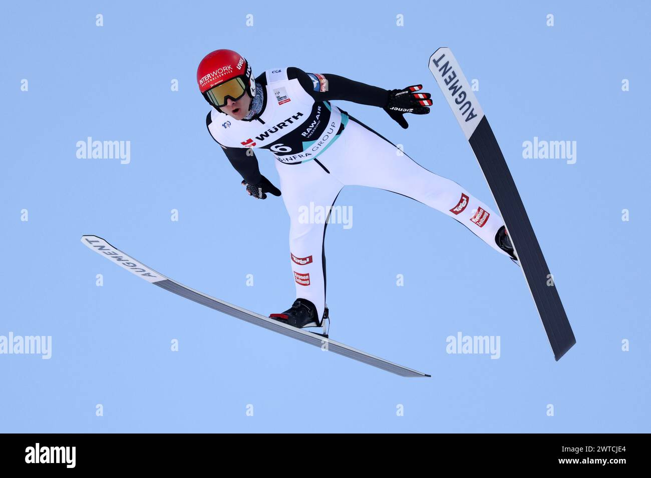 Vikersund 20240317.manuel Fettner (AUT) dans la coupe du monde de ski de dimanche FIS à Skiflygingsbakken à Vikersund HS 240 photo : Geir Olsen / NTB Banque D'Images