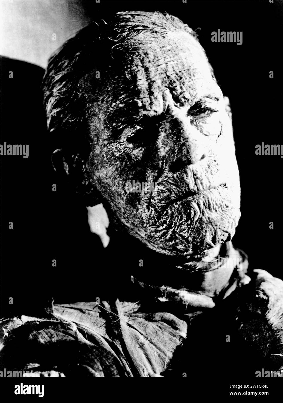 Boris Karloff dans The Mummy (1932) publicité encore. Banque D'Images
