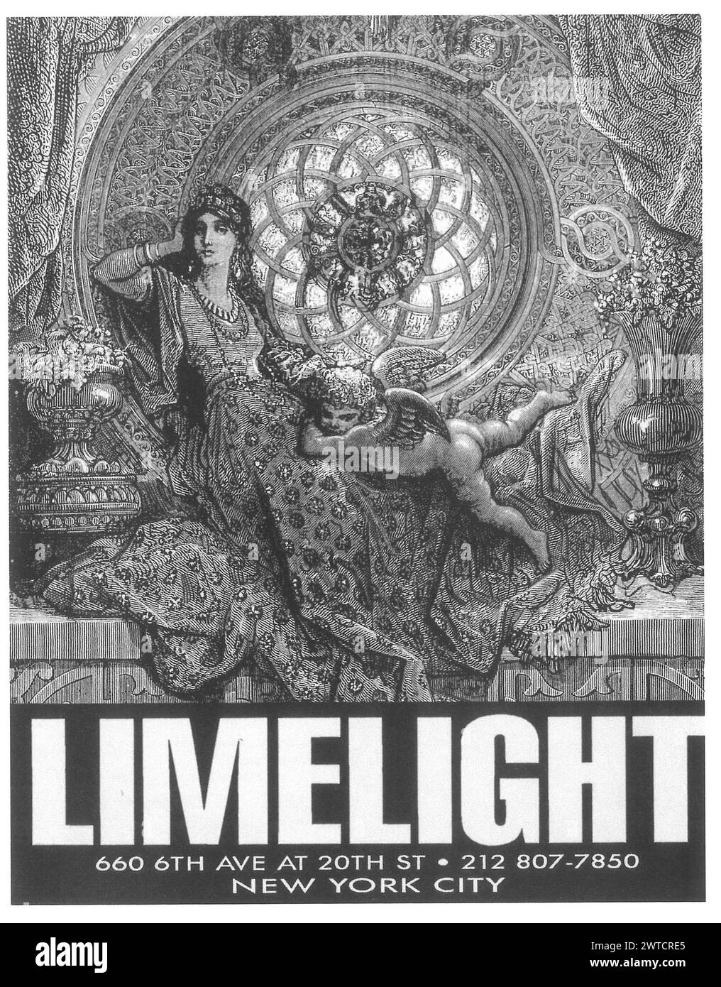 1990 Limelight Nightclub N.Y.C. ad Banque D'Images