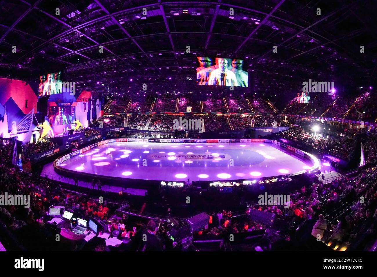 Rotterdam, pays-Bas. 17 mars 2024. ROTTERDAM, PAYS-BAS - 17 MARS : AHOY lors des Championnats du monde ISU sur courte piste 2024 à Ahoy le 17 mars 2024 à Rotterdam, pays-Bas. (Photo de Douwe Bijlsma/Orange Pictures) crédit : Orange pics BV/Alamy Live News Banque D'Images