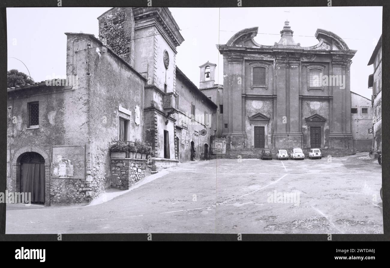 Ombrie Terni Calvi dell'Ombria S. Antonio. Hutzel, Max 1960-1990 vues extérieures et intérieures de l'église ; peintures et sculptures intérieures de la haute Renaissance et baroque ; un rare groupe sculptural sculpté en bois de 30 figures datant du milieu du XVIe siècle. Notes de l'objet : Hutzel a tourné cette campagne en 1984. Photographe et érudit d'origine allemande Max Hutzel (1911-1988) photographié en Italie du début des années 1960 jusqu'à sa mort. Le résultat de ce projet, désigné par Hutzel comme Foto Arte Minore, est une documentation approfondie du développement historique de l'art en Italie jusqu'au XVIIIe siècle, y compris objec Banque D'Images