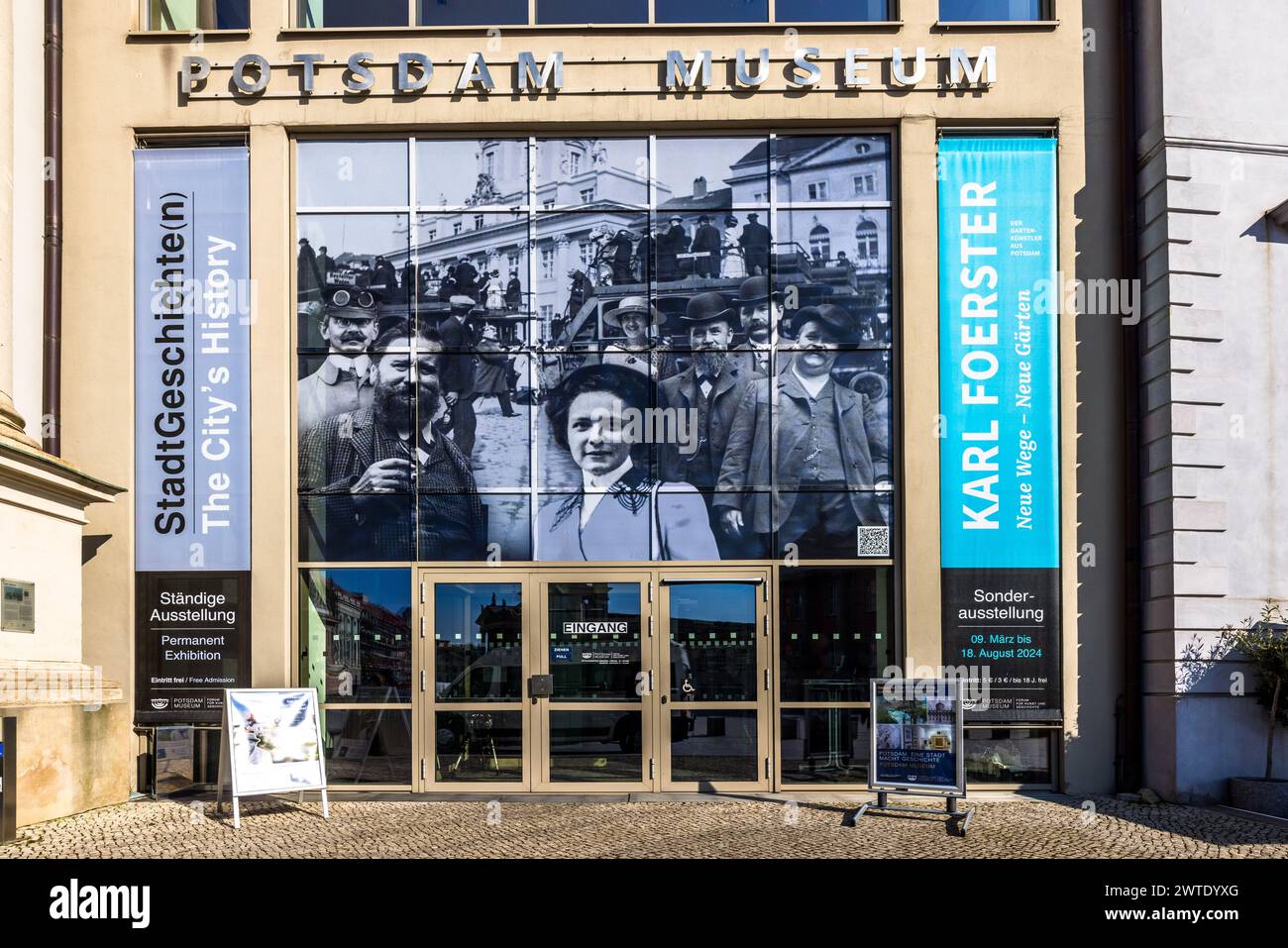 Musée d'histoire de la ville de Potsdam. Potsdam, Brandebourg, Brandebourg, Allemagne Banque D'Images