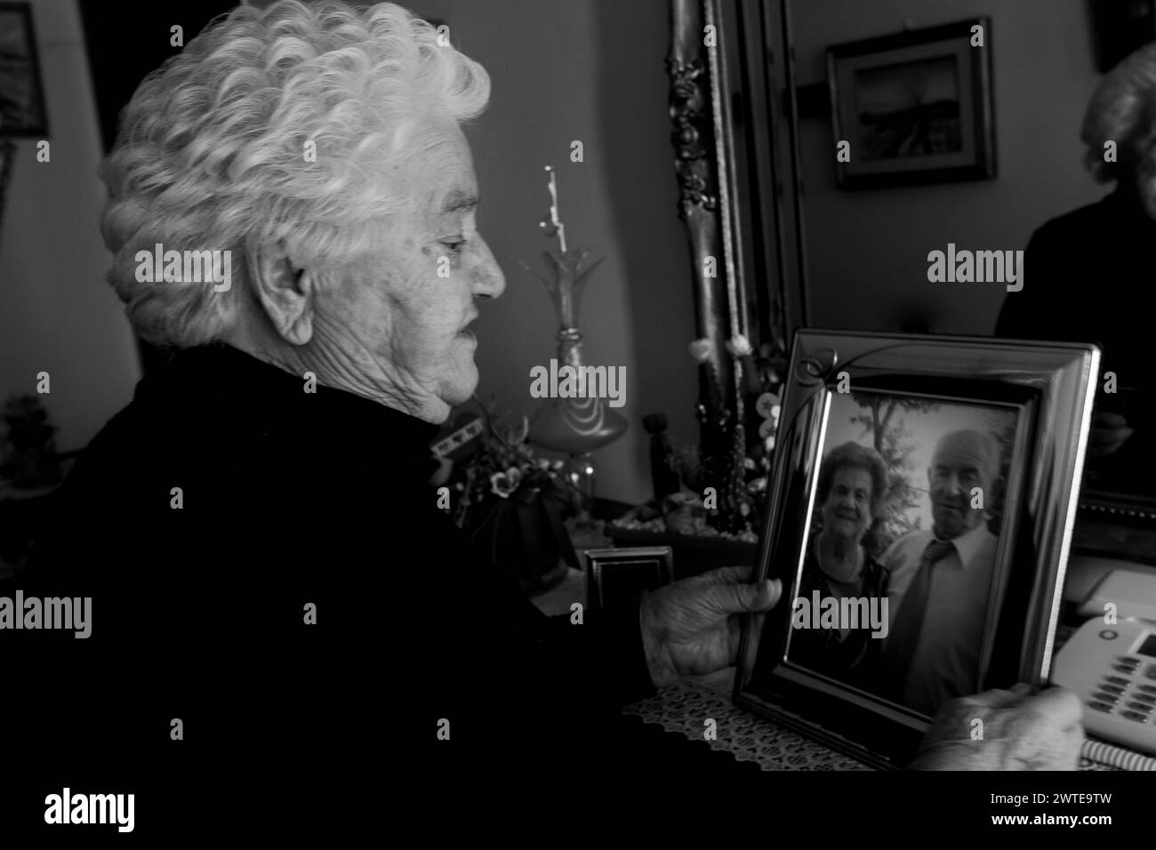 Dans la vie de grand-mère Banque D'Images