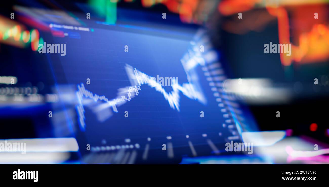 Planification et stratégie analyse du portefeuille financier et des actifs . Banque D'Images