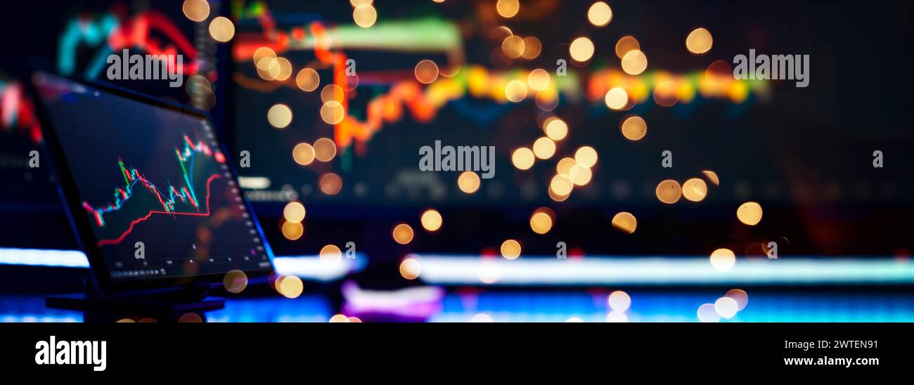 Planification et stratégie analyse du portefeuille financier et des actifs . Banque D'Images