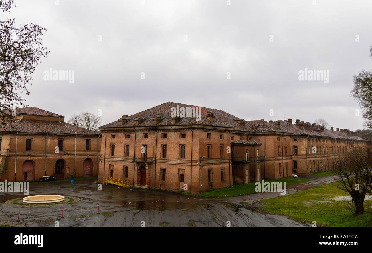 La Citadelle d'Alessandria (Cittadella di Alessandria), un fort étoilé et citadelle dans la ville d'Alessandria, Italie construit au 18ème siècle Banque D'Images