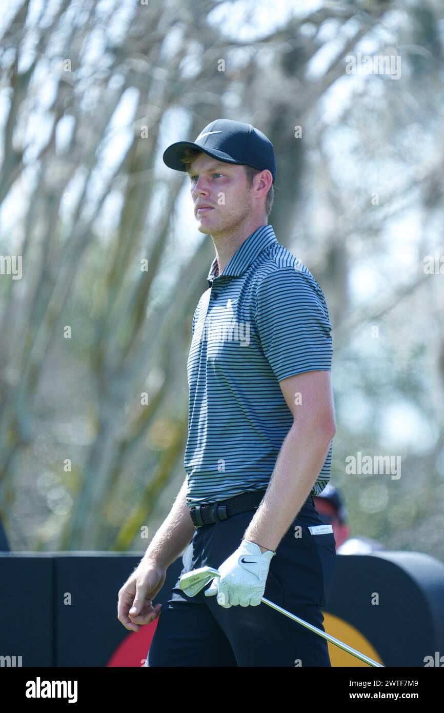 Orlando, Floride, États-Unis, 10 mars 2024, Cam Davis lors de l'Arnold Palmer Invitational 2024 au Bay Hill Club. (Crédit photo : Marty Jean-Louis) Banque D'Images