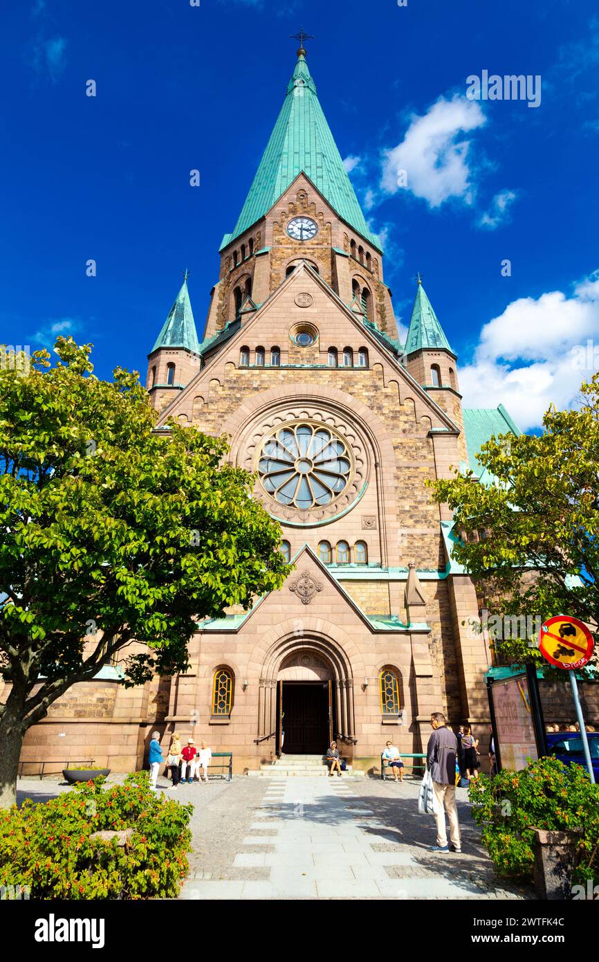 Extérieur de l'église de Sofia (Sofia Kyrka) à Sodermalm, Stockholm, Suède Banque D'Images