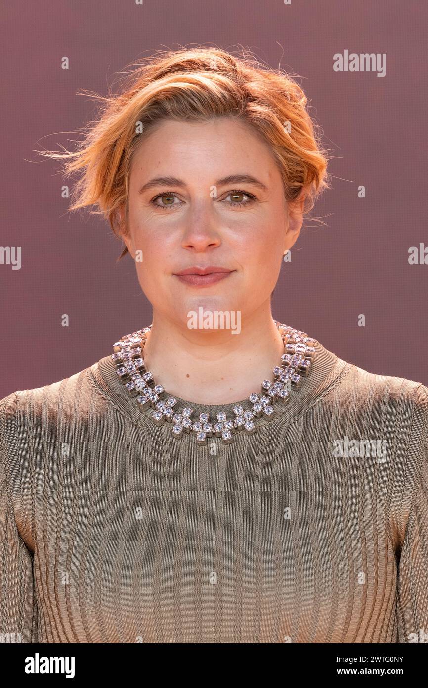 Acteurs assister à la première partie du film Dune à Leicester Square avec : Greta Gerwig où : Londres, Royaume-Uni quand : 15 Feb 2024 crédit : Phil Lewis/WENN Banque D'Images